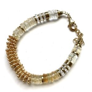 bracelet puka or citrine