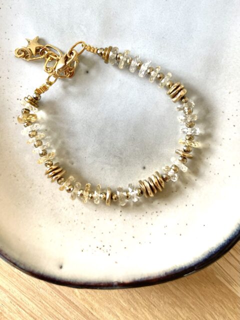 BRACELET PUKA CITRINE