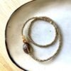 paulettequincaillerie-bijoux-createur-pierres-semi-précieuses-talisman-protection_111 BRACELET DOUBLE PROTECT SCARABEE QUARTZ FUME