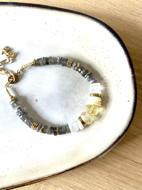 bracelet puka protect citrine