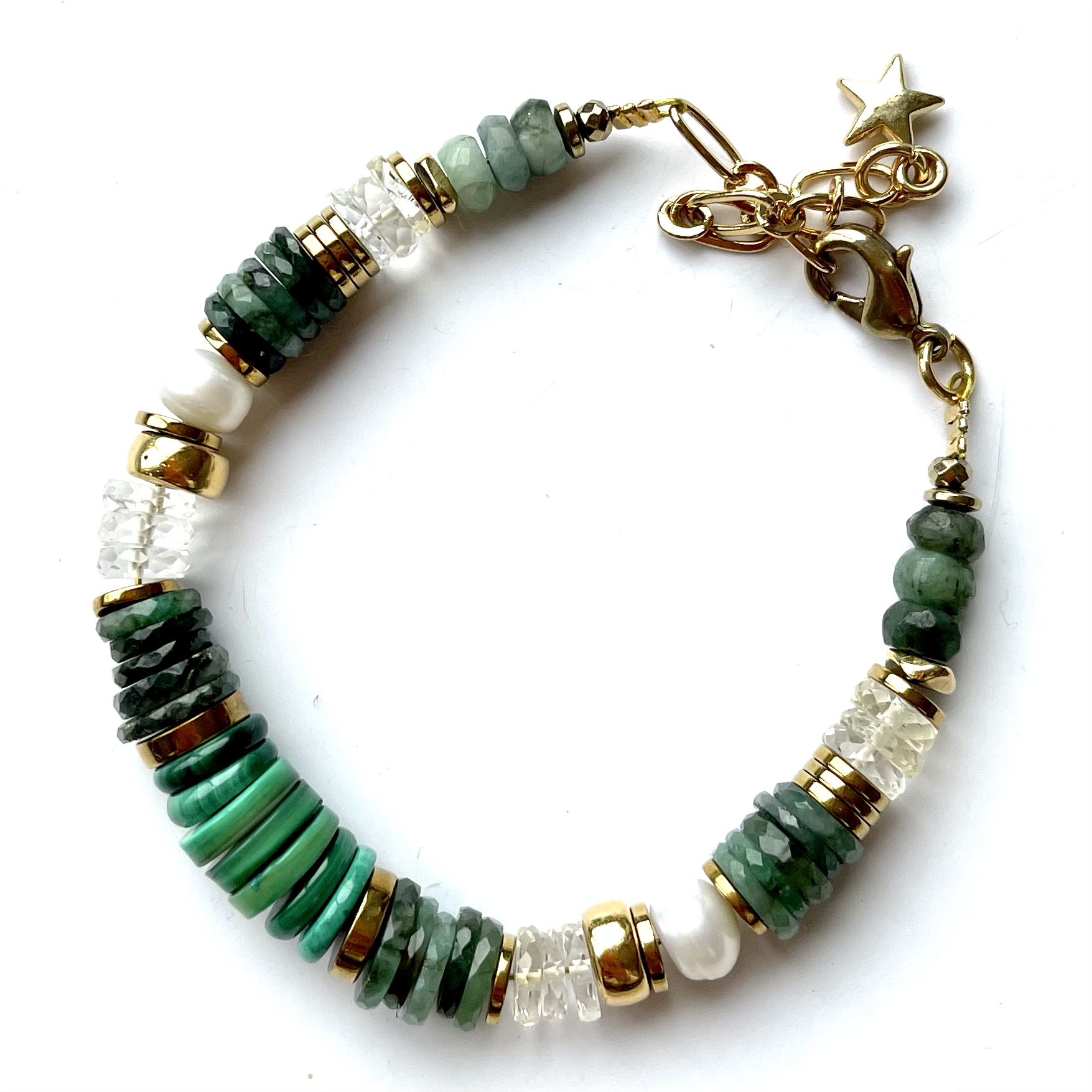 paulettequincaillerie-bijoux-createur-pierres-semi-précieuses-talisman-protection_71 BRACELET TINA EMERAUDE CITRINE