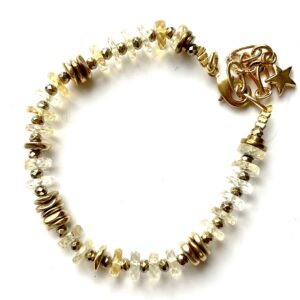 BRACELET PUKA CITRINE