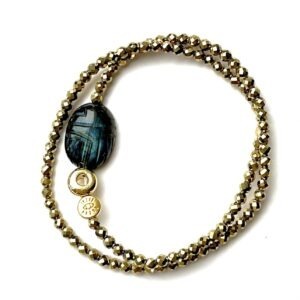 BRACELET DOUBLE PROTECT SCARABEE