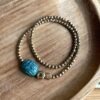 bracelet double protect chrysocolla