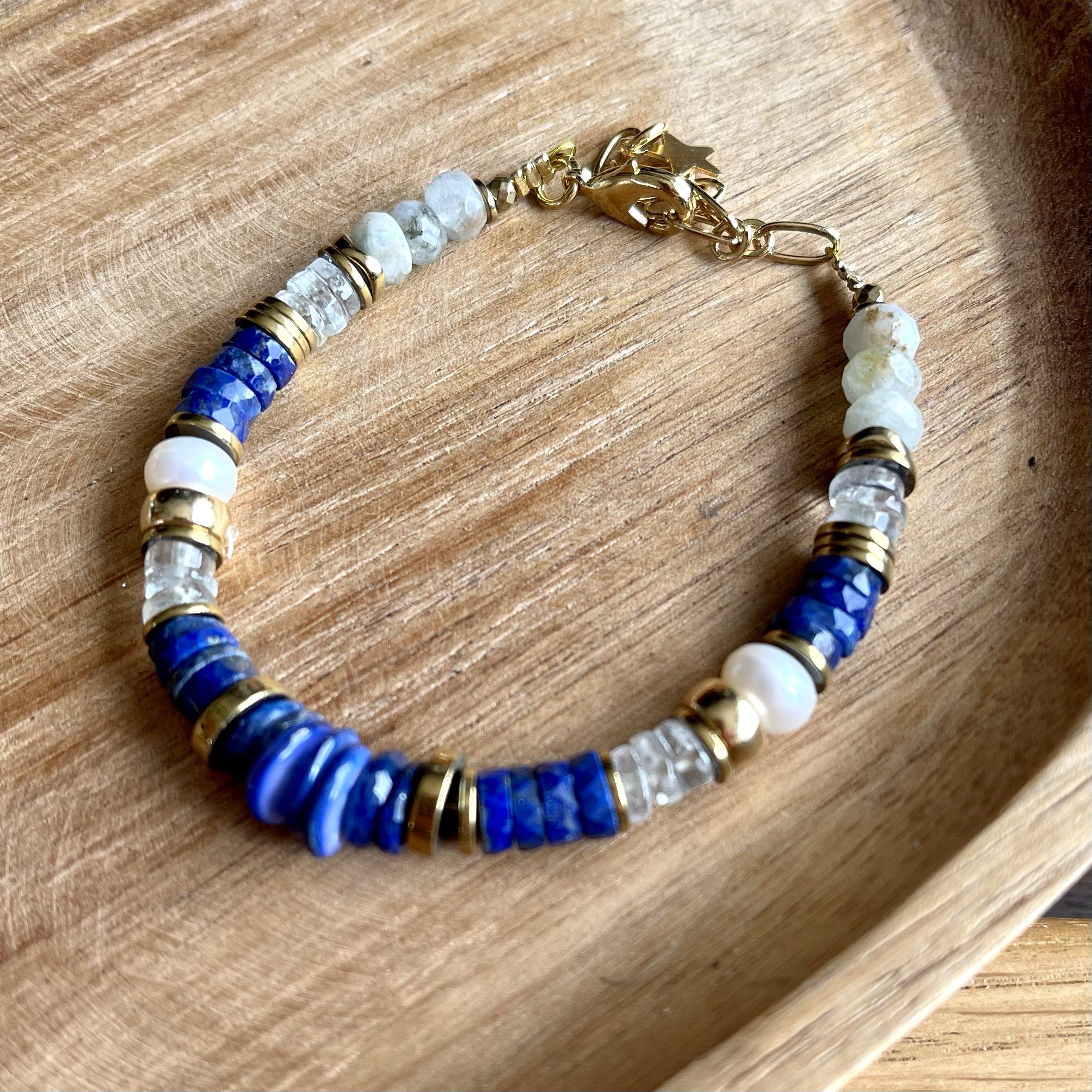 paulettequincaillerie-bijoux-createur-pierres-semi-précieuses-lithotherapie-bracelet_21 bracelet maya lapis et aigue marine