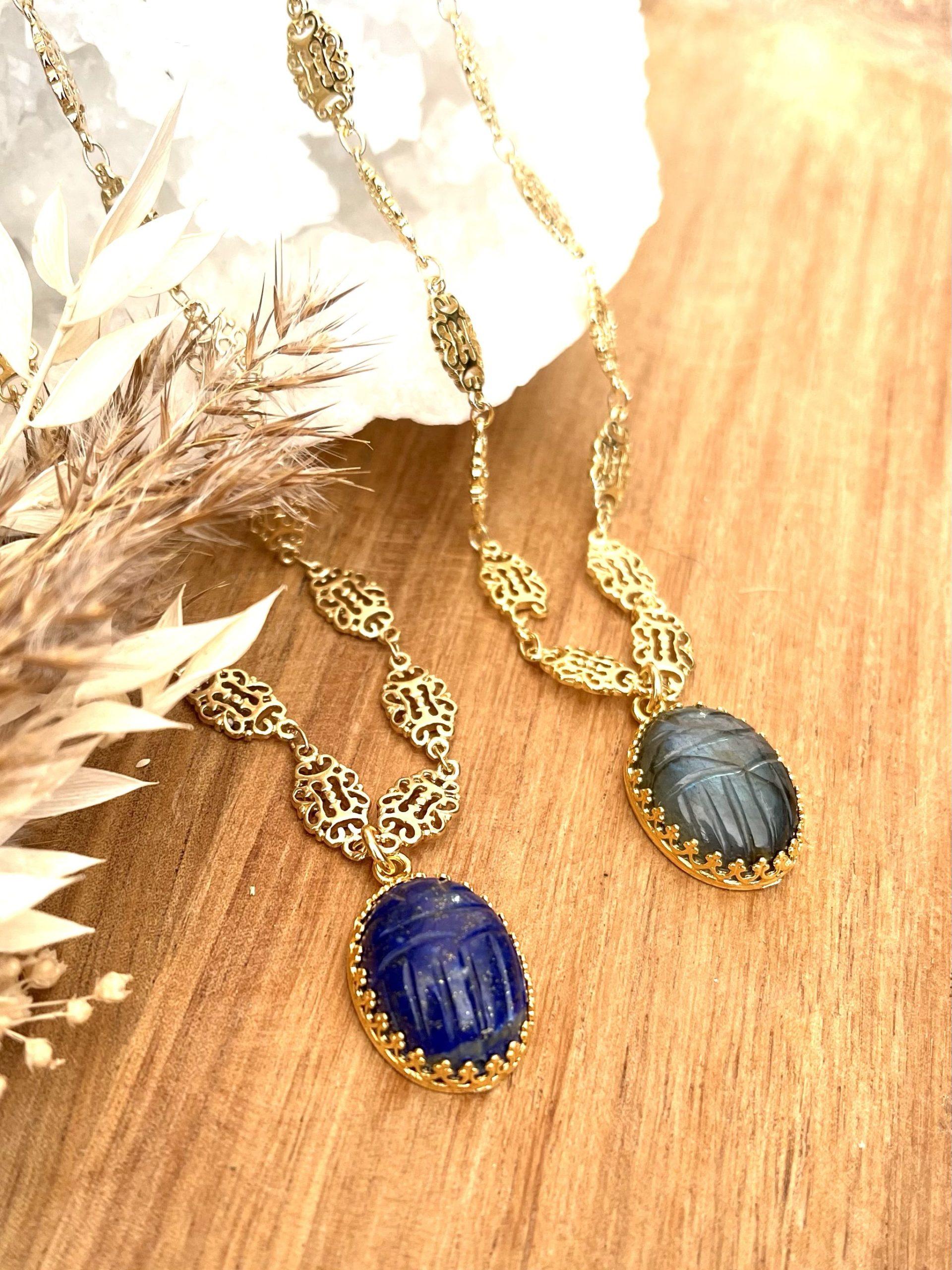 collier pamina labradorite