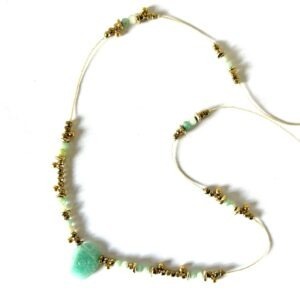 horus sur soie amazonite
