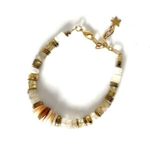 BRACELET MAYA RUTILE ET NACRE