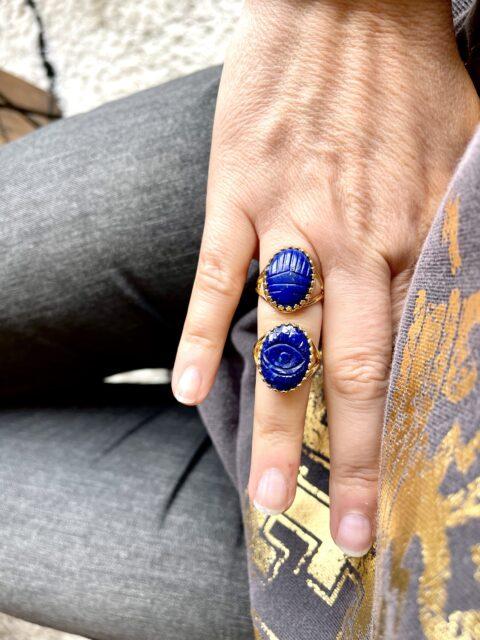 bague lapis lazuli