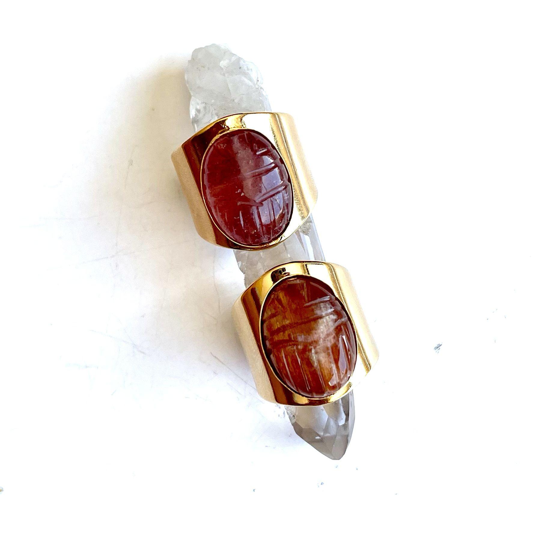 paulettequincaillerie-bijoux-createur-pierres-semi-précieuses-lithotherapie-bague-scarabee-khepri-beetle-oeil-protection_18 BAGUE SCARABEE