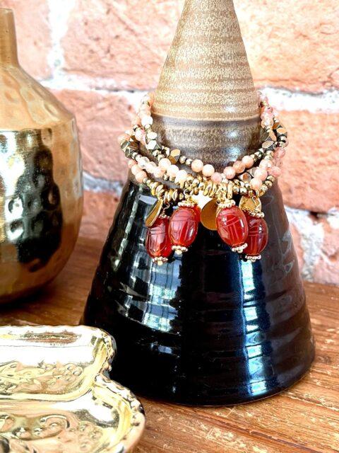 bracelet totem cornaline