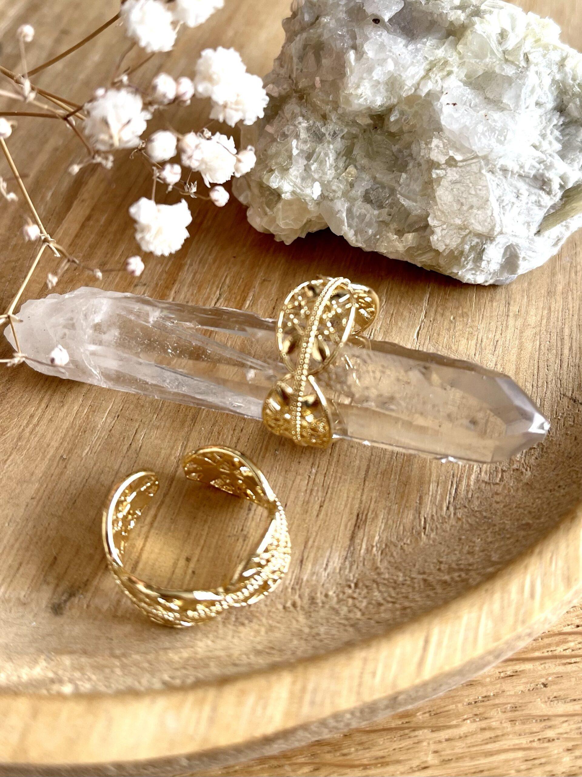 bague filigrane or