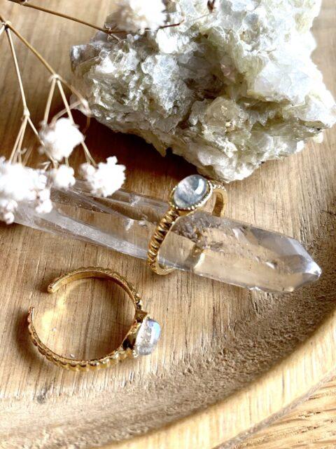 bague tina labradorite