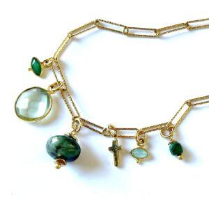 COLLIER PARVATI EMERAUDE