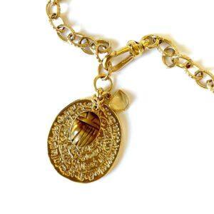 COLLIER ESMEE OEIL DE TIGRE
