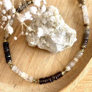 collier kali quartz fume