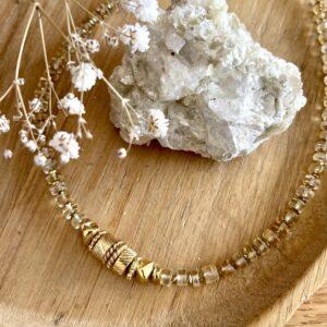 COLLIER EDEN OR CITRINE