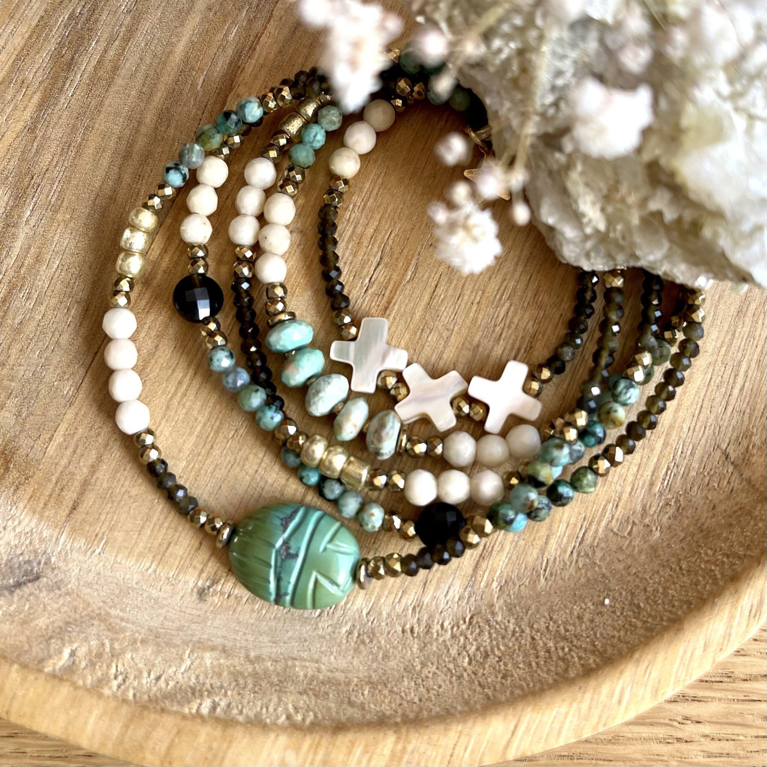 paulettequincaillerie-bijoux-createur-pierres-semi-précieuses-lithotherapie_18 multitours turquoise