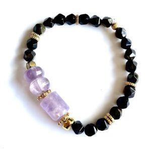 bracelet celeste amethyste