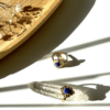paulettequincaillerie-paulette-bijoux-bague-vintage-medaillon-pierres-semi-precieuses_4 bague ornella lapis lazuli