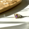 paulettequincaillerie-paulette-bijoux-bague-vintage-medaillon-pierres-semi-precieuses_8 bague ornella amethyste