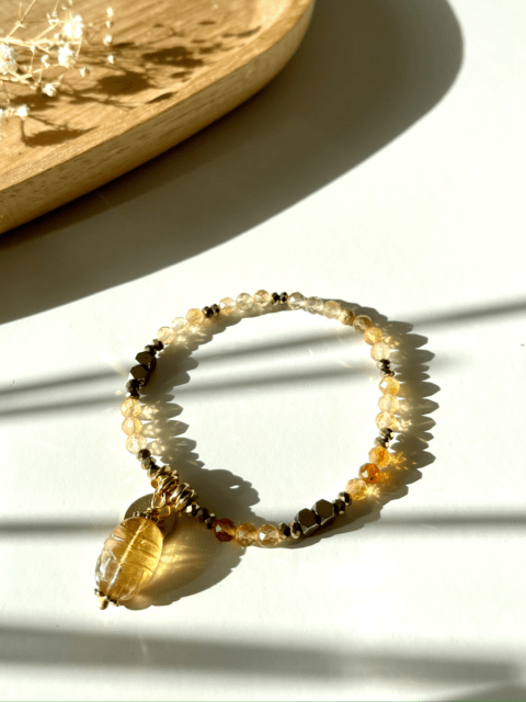 bracelet totem citrine