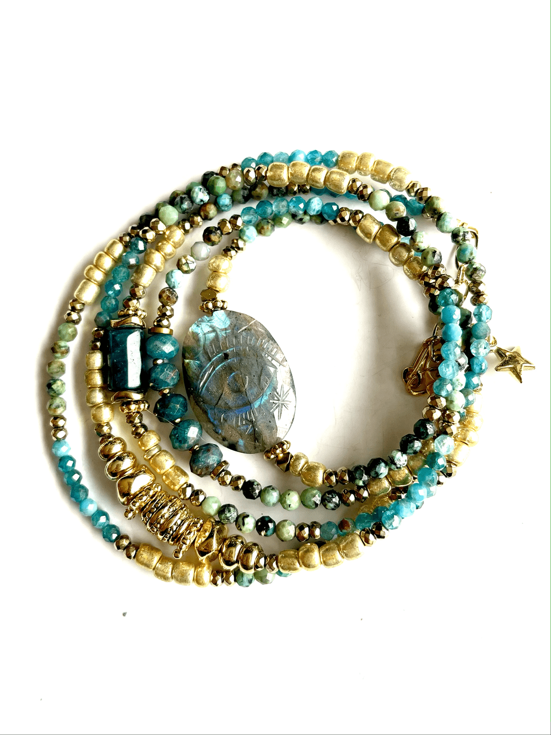 paulettequincaillerie-paulette-bijoux-multitours-scarabee-pierres-semi-precieuses_11 multitours oeil apatite