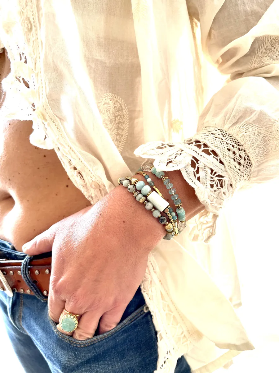 bracelet gaia amazonite