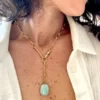 collier-mamounia-scarabée-amazonite-amulette-talismans-paulettequincaillerie-bijoux-createur-pierres-semi-précieuses-lithotherapie_118 collier ammonia scarabée amazonite