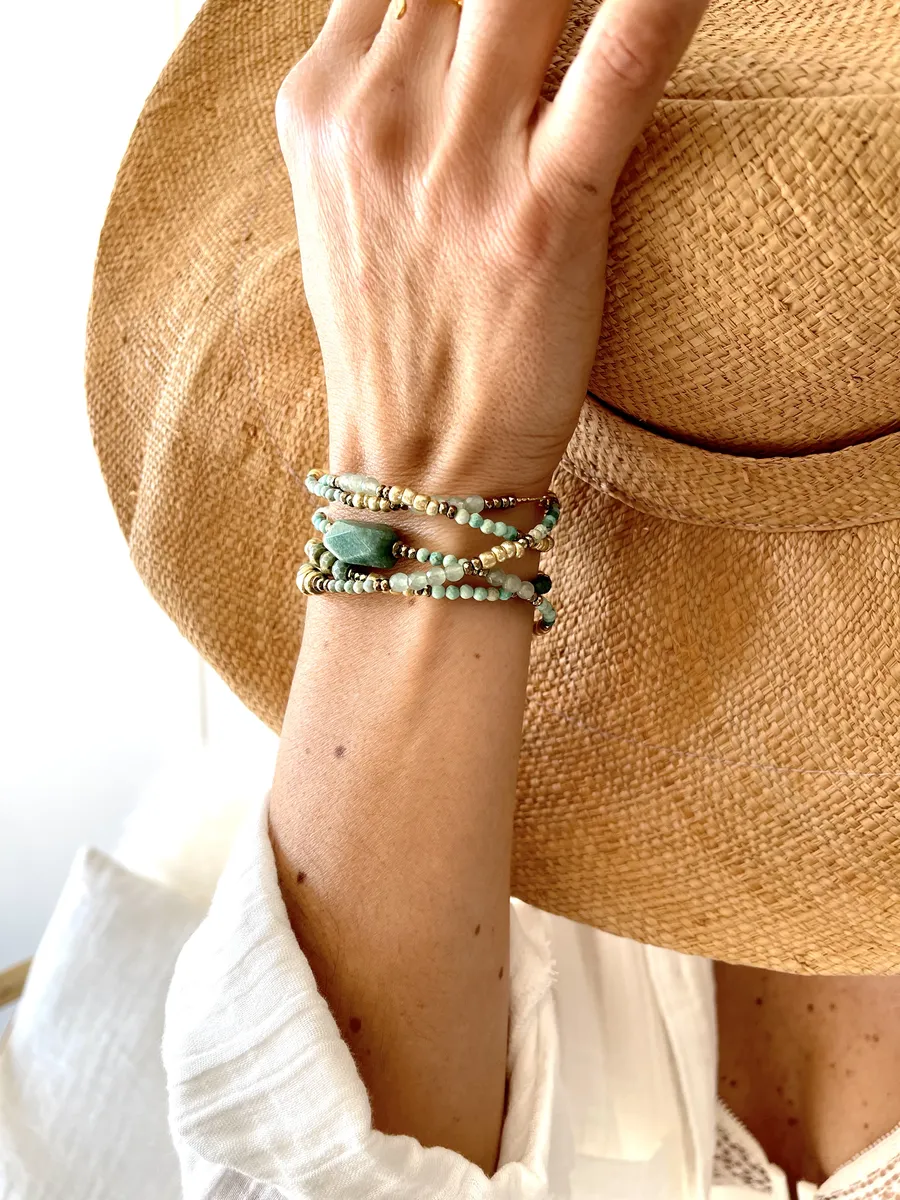 collier-sautoir-bracelet-multitours-paulettequincaillerie-bijoux-createur-pierres-semi-précieuses-fines-lithotherapie-talisman-amulette_299 bracelet multitours aventurine et turquoise